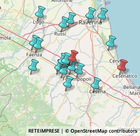 Mappa Via Augusto Righi, 47122 Forlì FC, Italia (13.56947)