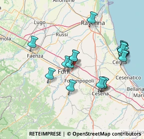 Mappa Via Augusto Righi, 47122 Forlì FC, Italia (15.8075)