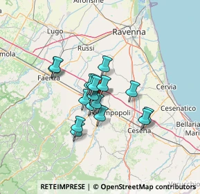 Mappa Via Augusto Righi, 47122 Forlì FC, Italia (9.31824)