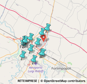 Mappa Via Augusto Righi, 47122 Forlì FC, Italia (3.18385)