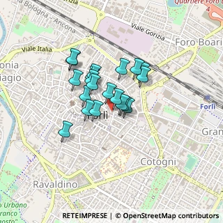 Mappa Via Antonio Fratti, 47121 Forlì FC, Italia (0.3)