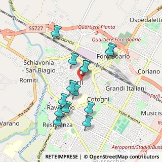 Mappa Via dei Filergiti, 47121 Forlì FC, Italia (0.86214)