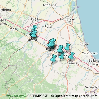 Mappa Via Antonio Fratti, 47121 Forlì FC, Italia (8.836)