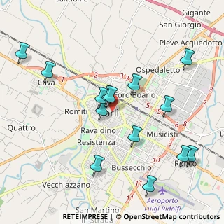 Mappa Via Antonio Fratti, 47121 Forlì FC, Italia (2.13286)