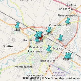 Mappa Via dei Filergiti, 47121 Forlì FC, Italia (1.77273)