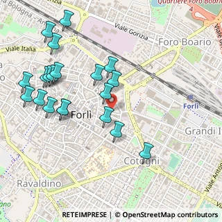 Mappa Piazzetta Pagano Mario, 47121 Forlì FC, Italia (0.5735)