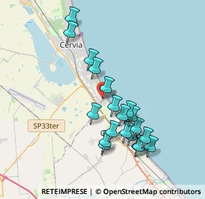 Mappa Via Sicilia, 48015 Cervia RA, Italia (3.5845)