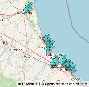 Mappa Via Sicilia, 48015 Cervia RA, Italia (17.44267)
