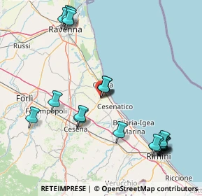 Mappa Via delle Industrie, 48015 Cervia RA, Italia (19.013)