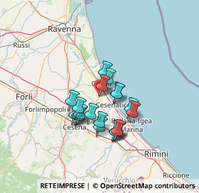 Mappa Via delle Industrie, 48015 Cervia RA, Italia (10.3705)