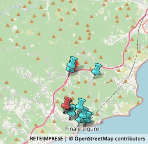 Mappa A10 Genova - Ventimiglia, 17024 Vezzi Portio SV, Italia (4.28538)