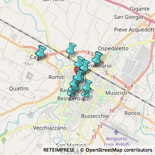 Mappa Via delle Torri, 47121 Forlì FC, Italia (1.06313)