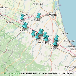 Mappa Via Maceri, 47121 Forlì FC, Italia (11.408)