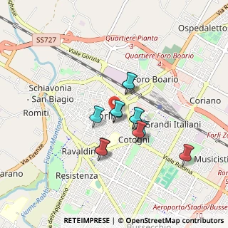 Mappa Via Maceri, 47121 Forlì FC, Italia (0.63333)
