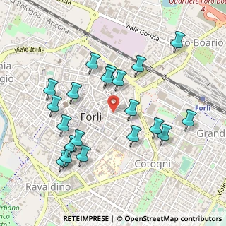 Mappa Via Maceri, 47121 Forlì FC, Italia (0.5085)