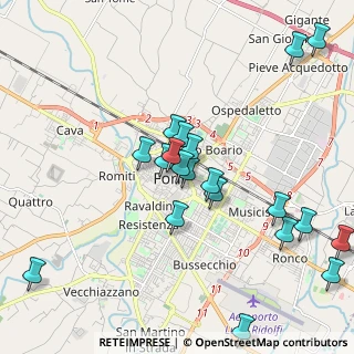 Mappa Via Maceri, 47121 Forlì FC, Italia (2.1615)