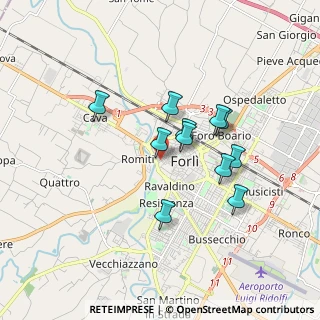 Mappa Via Tommaso Zauli Saiani, 47121 Forlì FC, Italia (1.45)