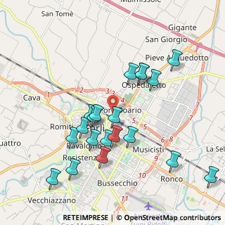 Mappa Via Col di Lana, 47122 Forlì FC, Italia (1.9855)