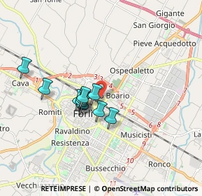 Mappa Via Col di Lana, 47122 Forlì FC, Italia (1.31909)