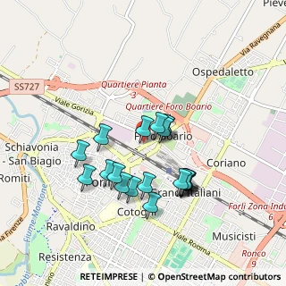Mappa Via Col di Lana, 47122 Forlì FC, Italia (0.797)