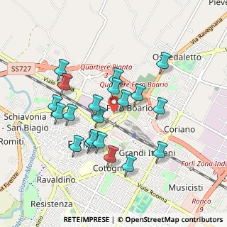Mappa Via Col di Lana, 47122 Forlì FC, Italia (0.858)