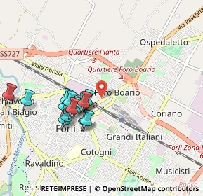 Mappa Via Col di Lana, 47122 Forlì FC, Italia (0.87071)