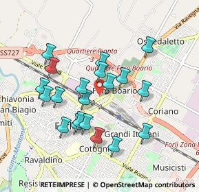 Mappa Via Col di Lana, 47122 Forlì FC, Italia (0.858)