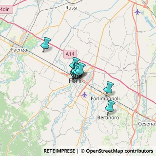 Mappa Via Col di Lana, 47122 Forlì FC, Italia (3.13167)