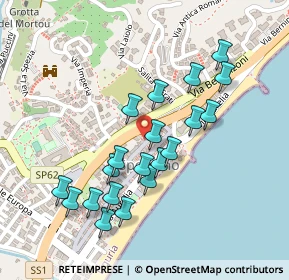 Mappa Via XXV Aprile, 17028 Spotorno SV, Italia (0.224)