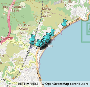 Mappa Via XXV Aprile, 17028 Spotorno SV, Italia (0.294)