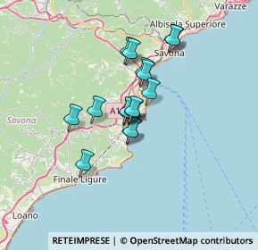 Mappa Via XXV Aprile, 17028 Spotorno SV, Italia (4.67438)