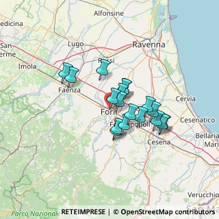 Mappa Via Monte Santo, 47122 Forlì FC, Italia (10.05389)