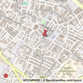 Mappa Corso Giuseppe Garibaldi, 21, 47121 Forlì, Forlì-Cesena (Emilia Romagna)