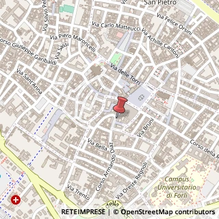Mappa Corso Armando Diaz, 35, 47121 Forlì, Forlì-Cesena (Emilia Romagna)