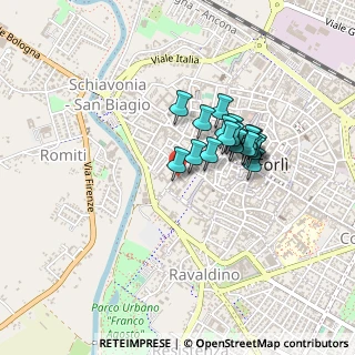 Mappa Piazza Dante Alighieri, 47121 Forlì FC, Italia (0.3285)