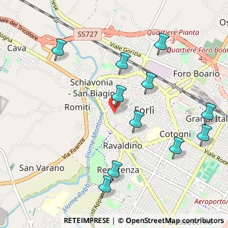 Mappa Piazza Dante Alighieri, 47121 Forlì FC, Italia (1.17455)