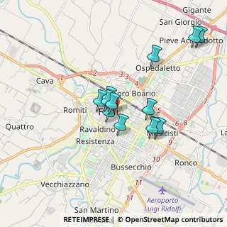 Mappa Via Lazzaretto, 47121 Forlì FC, Italia (1.5025)