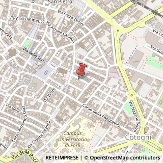Mappa Via Lazzaretto, 4, 47121 Forlì, Forlì-Cesena (Emilia Romagna)