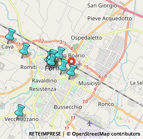 Mappa Piazzale G. Giolitti, 47122 Forlì FC, Italia (1.70417)