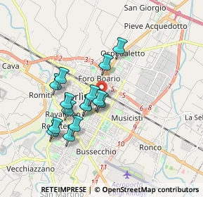 Mappa Piazzale G. Giolitti, 47122 Forlì FC, Italia (1.50733)