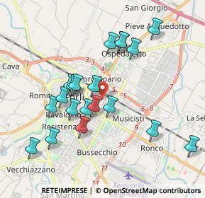 Mappa Piazzale G. Giolitti, 47122 Forlì FC, Italia (1.8735)