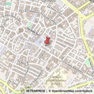 Mappa Via J. Allegretti, 7, 47121 Forlì, Forlì-Cesena (Emilia Romagna)