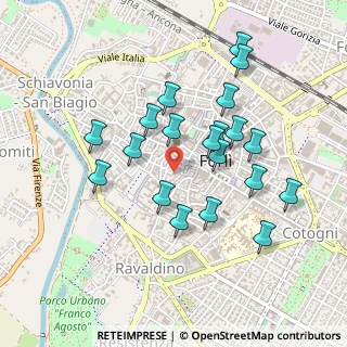 Mappa Via Giuditta Tavani Arquati, 47121 Forlì FC, Italia (0.4415)