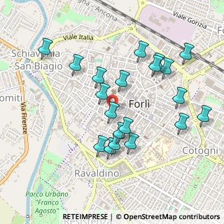 Mappa Via Giuditta Tavani Arquati, 47121 Forlì FC, Italia (0.488)