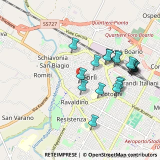 Mappa Via Giuditta Tavani Arquati, 47121 Forlì FC, Italia (1.0135)