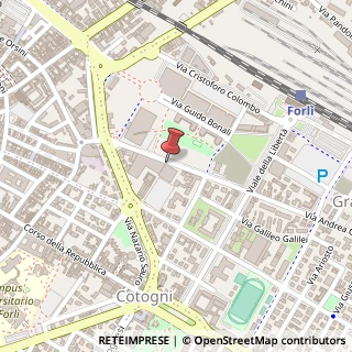 Mappa Viale Alessandro Manzoni, 12, 47122 Forlì, Forlì-Cesena (Emilia Romagna)