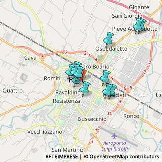 Mappa Via Carlo Cignani, 47121 Forlì FC, Italia (1.5)