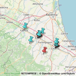 Mappa Via Carlo Cignani, 47121 Forlì FC, Italia (11.08429)