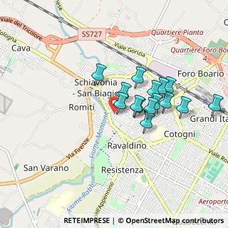 Mappa Via Giova, 47121 Forlì FC, Italia (0.74)