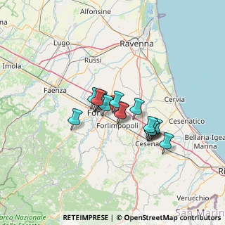 Mappa Via Giovanni Giorgi, 47122 Forlì FC, Italia (9.22375)